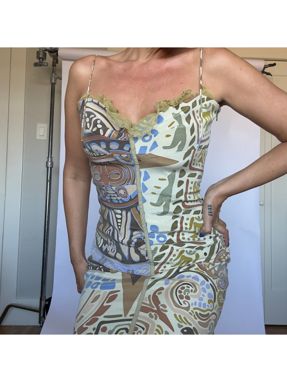 Vintage 90s Nicole Miller Dress - Picture 7 of 8